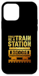 Coque pour iPhone 12 mini Citation inspirante « Could Be A Train Station Kinda Day »