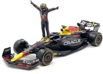 Red Bull RB19 Modèle Auto 22cm 1/24 Avec Figure 1/24 22cm Diecast Bburago F1