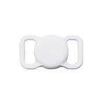 Porte-Clés En Silicone Pour Étui Apple Airtag,Collier De Protection Pour Chien Et Chat,Étui Air Tag,Dispositif De Localisation De Traqueur,Anti-Perte,1pc - Type White