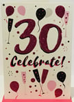 30th Happy Birthday Greeting Card Woman - Celebrate - Design Studio