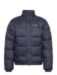 Lyle & Scott Wadded Puffer Jacket Marinblå