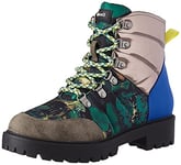 Desigual Femme Chaussures de randonnée pour Motard Bottines à la Cheville, Vert, 37 EU