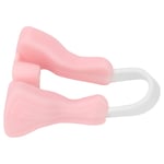 (pink)Nose Bridge Straightener Convinient Soft Safe Nose Shaper Clip Silicone