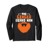 The Ginger Beard Man Facial Hair Bearded Beard Lover Long Sleeve T-Shirt