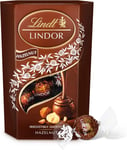 Lindt Lindor Hazelnut Chocolate Truffles Box Chocolate Balls with a Smooth Melt