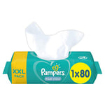 Pampers Lingettes pour bébé Fresh Clean avec parfum frais pour bébé et testées dermatologiquement