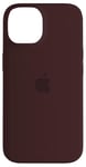 Coque pour iPhone 14 MagSafe et contrôle de l'appareil photo – Coque marron uni