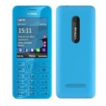 BRAND NEW NOKIA 206 PHONE - CYAN - UNLOCKED - BLUETOOTH - 1.3MP CAM - WAP