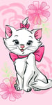 Disney The Aristocats Marie Bath Beach towel 140 x 70 cm 100% Cotton Pink