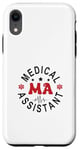 Coque pour iPhone XR Assistant médical MA CMA CMA assistant de médecin infirmier, dos de