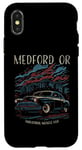 Coque pour iPhone X/XS Medford OR USA Classic Car Industrial Muscle Design