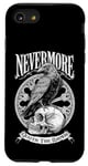 Coque pour iPhone SE (2020) / 7 / 8 Nevermore Quoth The Raven Gothic Edgar Allan Poe