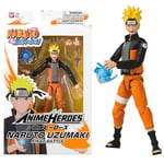 Bandai - Anime Heroes - Figurine Naruto Uzumaki (Final Battle) - Licence Officielle Naruto Shippuden - Figurine Manga Anime Heroes 17 cm - Figurine Naruto articulée - Jouet Enfant 4 Ans et + - 36964