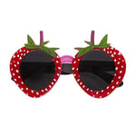 WIDMANN MILANO PARTY FASHION 01393 - Lunettes fraise, lunettes de fête, lunettes de plaisir, accessoires de déguisement, accessoires, carnaval