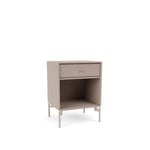 Montana - Dream Nightstand - Mushroom / Mushroom Legs - Nattbord - designer_peter_j_lassen - Beige - MDF