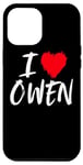 Coque pour iPhone 12 Pro Max J"adore Owen Dad Boyfriend Mari Fils Petit-fils