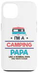 Coque pour iPhone 13 Camping-car glacière Nature Lover Camping Papa Like Normal Papa