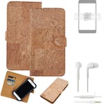 FOR Samsung Galaxy S22 Ultra SMARTPHONE CASE COVER WALLETCASE CORK