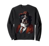 Bernese Mountain Dog Suit Sweatshirt