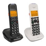 Corded And Cordless Phone 2in Screen Expandable Big Button With Answering M HEN