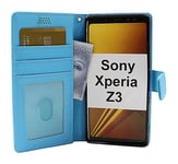 New Standcase Wallet Sony Xperia Z3 (D6603) (Ljusblå)