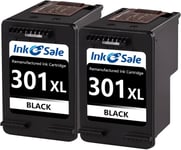 301XL Cartouches d'encre Remanufacturées Remplacement pour HP 301 Cartouches Noir pour Envy 4500 5530 5532 DeskJet 2540 1510 1000 1050 2050 2544 OfficeJet 2620 4630