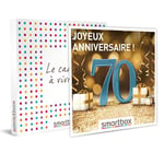 SMARTBOX - Coffret Cadeau Joyeux anniversaire ! 70 ans-Multi-thèmes