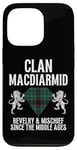 Coque pour iPhone 13 Pro MacDiarmid Clan Scottish Name Of Arms Family Tartan