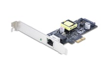 StarTech.com 1-Port 2.5Gbps NBASE-T PoE Network Card, Intel I225-V, 802.3af/at PoE+ Multi-Gigabit NIC, PCI Express Server LAN Card, SATA Powered Desktop Ethernet Interface - Supports Windows, Linux, VMware ESXI (PR12GIP-NETWORK-CARD) - netværksadapter - P