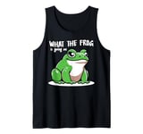 What The Frog Is Going On Funny Frog Lover Gift Idea Tank Top