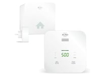 Kit de compteur de CO2 WiFi intelligent ELRO Connects SF500CO2 - Ensemble complet avec moniteur de qualité de l'air connectable et connecteur K2