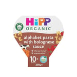 HiPP Organic Alphabet Pasta with Bolognese Sauce Toddler Tray Meal 10+ Months 200g (Pack of 5)