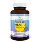 Choline + Inositol - 120 Caps Nervous System Health Liver Support-NO Fillers
