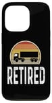 iPhone 13 Pro Semi Truck Driver Retired Operator Retirement Senior Citizen Case