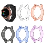 Tencloud Cases Compatible with Garmin Vivoactive 4 Protective Case Cover Protector Soft TPU Bumper Shell for Vivoactive 4 Smartwatch Only(Not for Vivoactive 4S) (5 Colours)