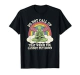 Cthulhu Mythos Quote, Retro Yoga Cthulhu T-Shirt