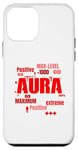 Coque pour iPhone 12 mini Graphique rouge Max Aura Red