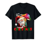 Funny Santa Resting Just Waiting for Christmas T-Shirt