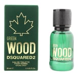 Dsquared2 Green Wood Eau de Toilette 30ml Spray For Him - NEW. Men's EDT