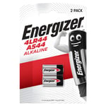 2 Piles 4LR44 / A544 / V78PX Energizer Alcaline 6V