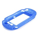 OSTENT Protective Silicone Soft Case Cover Skin Bag Pouch Sleeve Compatible for Sony PS Vita PSV Color Blue