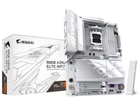 Gigabyte B850 AORUS ELITE WIFI7 ICE, AMD AM5, ATX, 3xPCI Express, 4xDDR5, 3xM.2 + SATA3 RAID, DP, USB-C, 2.5GbE LAN, WiFi 7, Bluetooth 5.4, RGB Fusion