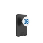 Numéro #16 Numéro universitaire bleu sport PopSockets PopWallet pour MagSafe