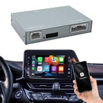 CARabc Wireless Carplay Retrofit Kit Decoder for Toyota Auris/CHR/Avensis/RAV4/Avensis/Yaris/Verso 2014-2019, Support Android Auto, Navigation, Mirroring, Firmware Upgrade