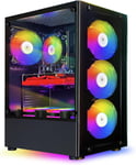 PC Gamer Fixe, Ordinateur Gaming, Radeon RX 580 8Go,I7 3,4-3,9GHz, 16Go Ram, 1To SSD, 600M WiFi, BT 5,0, RGB Fanx6, W10H64.[V1489]