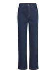 ROTATE Birger Christensen Stretchy Straight Pants Blå