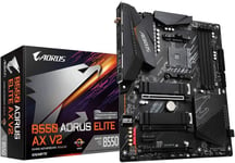 B550 AORUS Elite AX V2 (Socket AM4/B550/DDR4/S-ATA 600/ATX/WiFi 6)