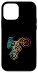 Coque pour iPhone 12 mini Dirt Bike Motocross rétro Vélo acrobatique Motocross Freestyle