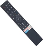 Erf3A72 Télécommande Remplacée Par La Voix --Fit Pour Télécommande De Téléviseur Hisense 55U8Qf 65U8Qf 55U71Qf 55U7Qf 50U7Qf 65U7Qf He50A6900Fuwts He65A6900Fuwts 50A690Fevs Erf3A72