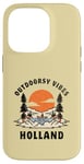 Coque pour iPhone 14 Pro Outdoorsy Vibes Holland Voyage Vacances Hollande